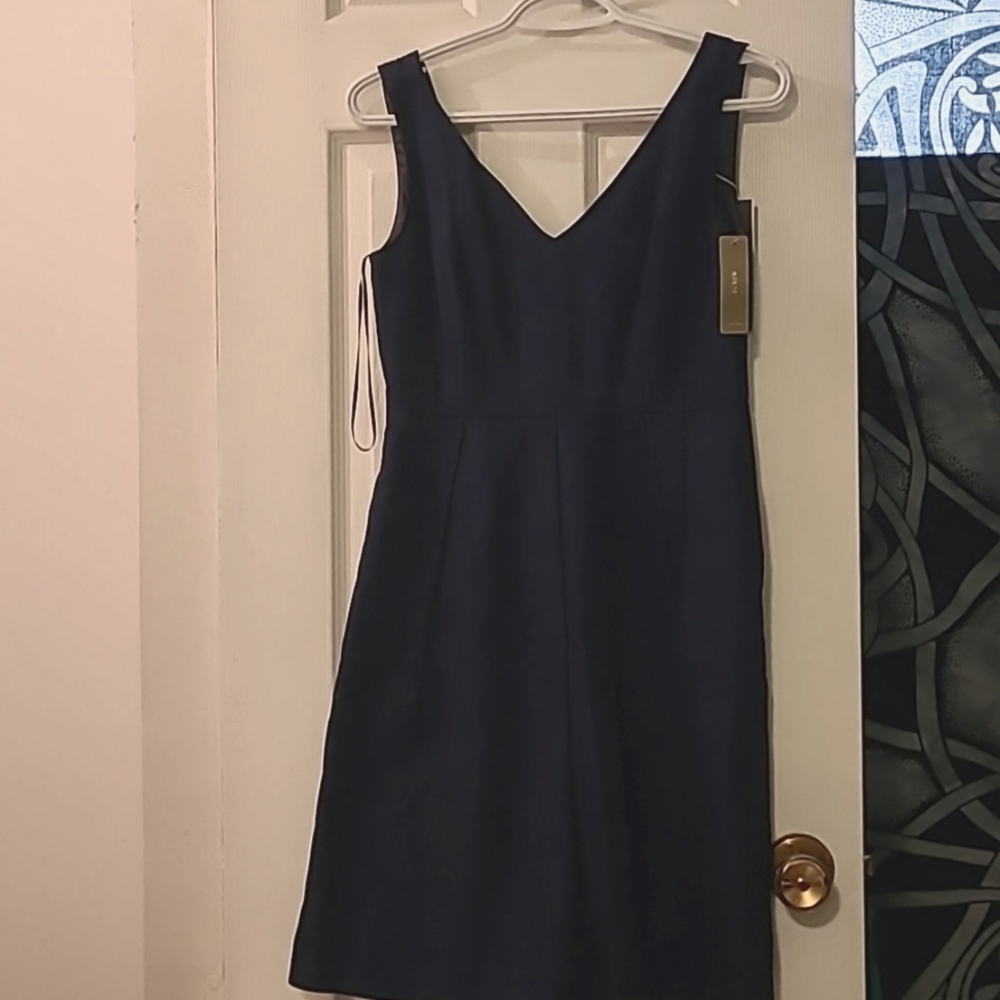 Navy blue J Crew Dress Brand New